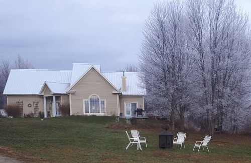 Potton House | Idyllic setting with a view, river & private forest