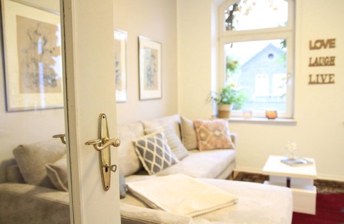 Xanten Apartment | Idyllische 4-Personen Wohnung mit Dachterrasse in der Villa Kolck