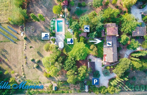 Bosco House | Il Glicine studio apartment at Villa Marina Perugia