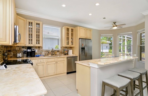 Bonita Springs House | Immaculate 3bd home with private inground pool