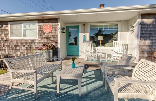 Downtown Cannon Beach House | Impeccably Maintained Retreat: Walk to Beach & Town, Firepit, Fenced Yard, Cozy Charm!
