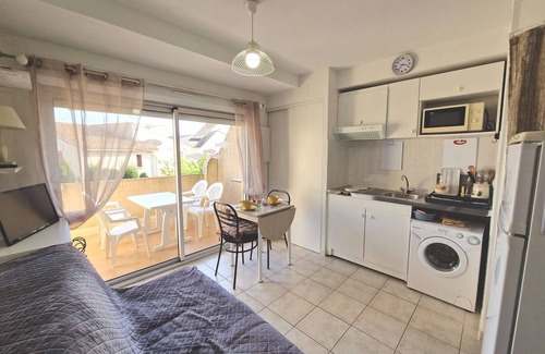 Marseillan Plage Apartment | In a closed residence, pleasant flat for 4 people