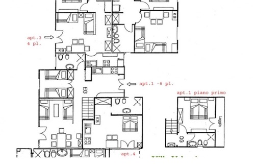 Madonna delle Grazie Apartment | In Multi Family House (5 flats), 400 mt to the beach, 4 pax, Kitchen, 2 bedroom, 1 bathrooms.
