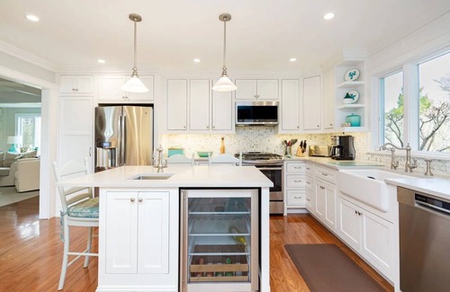 Village of Southampton House | In the Heart of SH Village, Salt Water Heated Pool with Incredible Outdoor Space