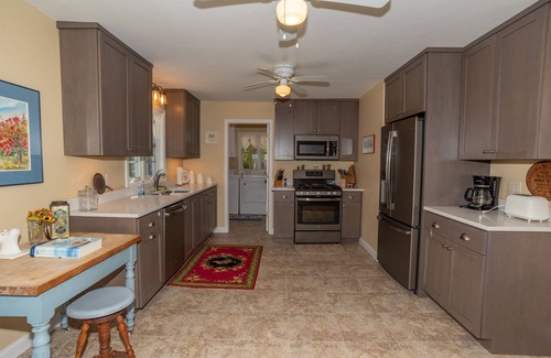 Fish Creek House | In town, on the water, dock, sleeps 12, brand new construction!