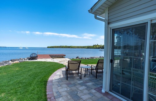 Fish Creek House | In town, on the water, dock, sleeps 12, brand new construction!