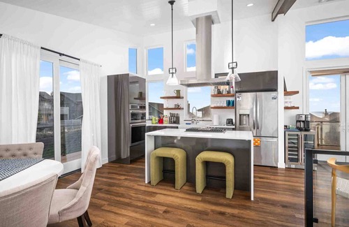 Manzanita House | Incredible Manzanita Escape, Indoor Sport Court, Huge Deck w/Fire Table and Ocean Views