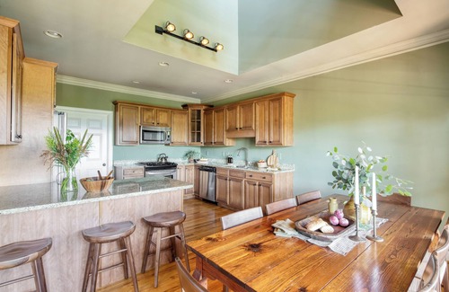 Swannanoa House | Incredible Views Retreat Near Asheville & Black Mtn | 2 Decks, Hot Tub, Firepit