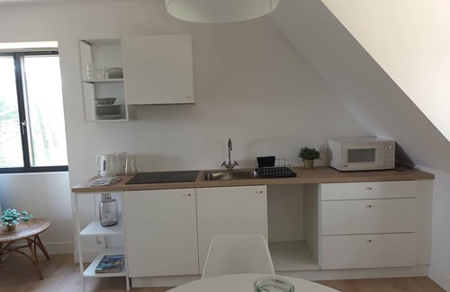 Crozon Apartment | Independent apartment - expectionnal sea view - swimming pool - 5 persons