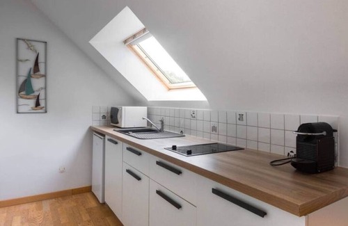 Pleuven Apartment | Independent studio with terrace & private SPA - near Bénodet