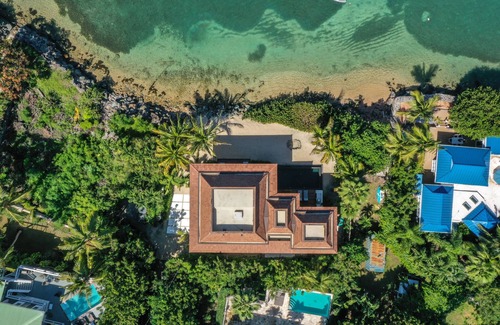 Great Cruz Bay Villa | Indo House St. John : Stunning Modern Indonesian Waterfront Villa