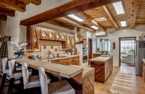 La Cienaga House | Indoor heated pool, hot tub, EV charger, 15 min to SF- 7 bedrooms 5 are en-suite
