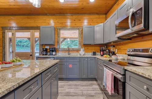 Wears Valley Cabin | Indoor Pool, Theater, Hot Tub & Mtn Views Near Dollywood | Crimson Crest
