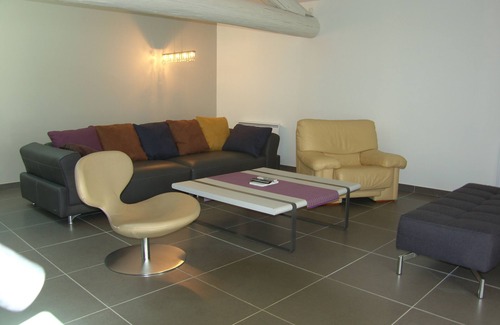 Tourbes House | Industrial design and in old walls with gr. Terrace. Garden m. Basin from 999, -Euro