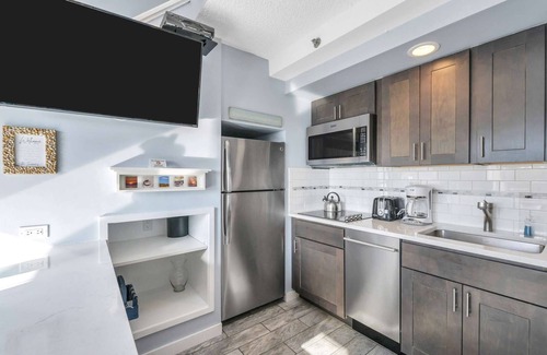 Napeague Apartment | Industrial Inspired Interior 1BR+Loft & Deck view