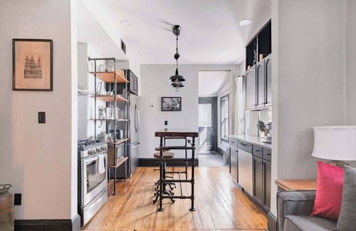 Truxton Circle Condo | Industrial Loft Offers Historic Feel with Modern Amenities