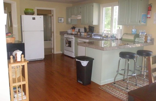 Mashpee House | Inground Pool with patio, large deck, ship playhouse and swing