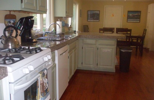 Mashpee House | Inground Pool with patio, large deck, ship playhouse and swing
