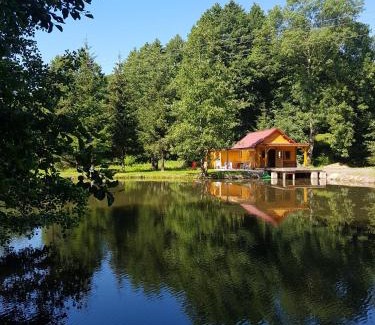 Ban-sur-Meurthe-Clefcy Ski Chalet | Insolite Chalet de pêche Sérénité - Bien Etre