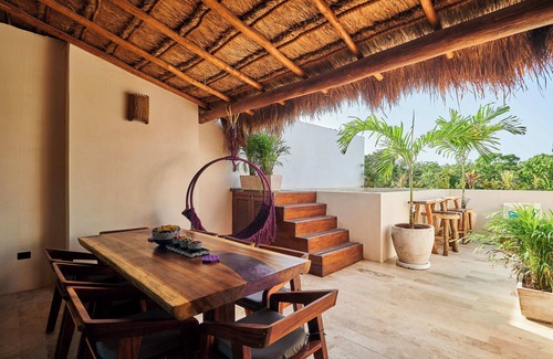 Tulum Condo | Inspirational 3 Bedroom Penthouse with Plunge Pool,walkable to restaurants/barsn