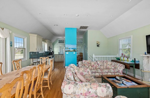 Napeague House | Inviting dog-friendly home w/ fireplace, hot tub, enclosed yard-walk to beach