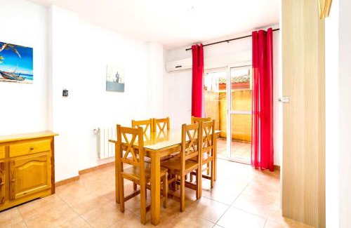 Lepe House | Inviting house in Lepe with shared pool.
