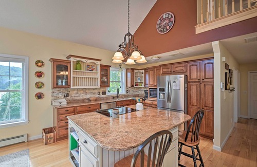 Lucerne-in-Maine House | Inviting Lakefront Home: Seasonal Boat Dock!