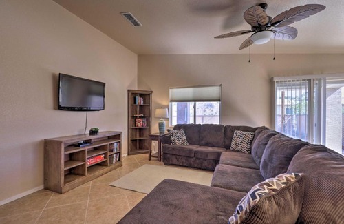 Bullhead City House | Inviting Retreat with Patio Less Than 1 Mi to Colorado River