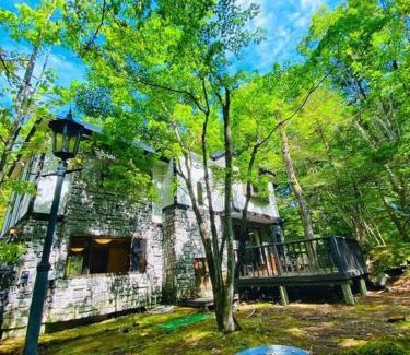 Tsumagoi Villa | Ippukaku DAMカラオケやBBQなど最大18人は泊まれる大自然の中にある自慢の貸し別荘!