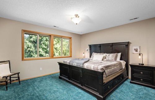 Marmot House | Iron Mountain: Luxe Mountain Cabin w/ Hot Tub, Fireplace & Game Room