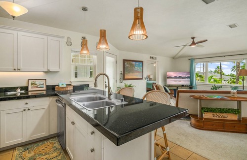 Princeville Cottage | Island Cottage A/C-Pool-BBQ