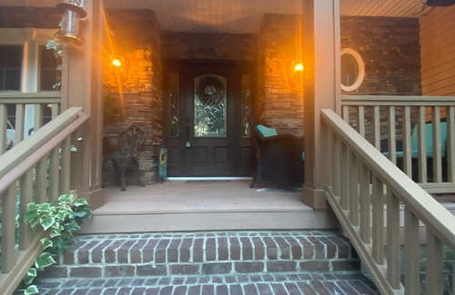 Fentress House | Island home on the water with pool. Bring your boat or jet skis ! Golf near by