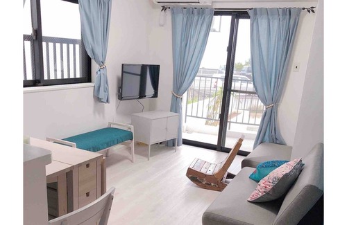 Kin Apartment | It is a 2LDK hotel near the sea where the rising s / Kunigami-gun Okinawa
