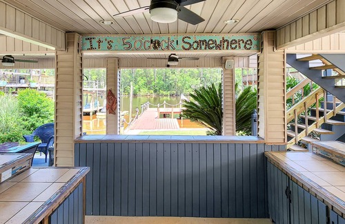 Kiln House | It's 5'O-Clock Here on the Dock! Grill, Chill, Fish, boat, and make memories!