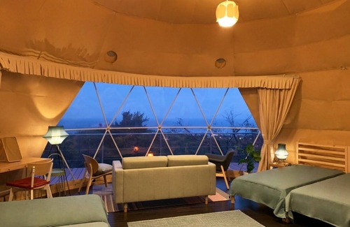 Futo Cabin | Izu Coco Dome Tent D 1 night with 2 meals and / Ito Shizuoka