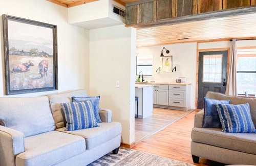 Newnata Cabin | Jane's Bend~ ON Sylamore Creek with Kayaks