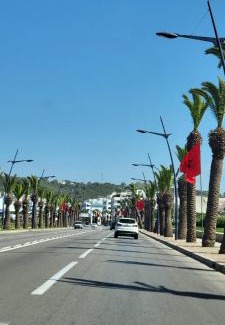 Marina Smir Apartment | Jawhara smir red chaussé vue jardin
