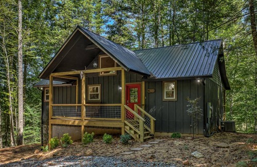 Epworth Cabin | JKJK Lodge - Pet Friendly | Fenced In Yard with Fire Pit | Hot Tub