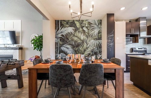 Southeast Edmonton House | Jungle Themed Home for a Family Getaway Adventure