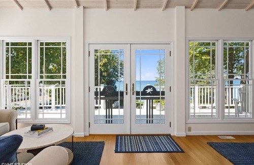 Stevensville House | Juniper Presents: Beautiful Coastal Home on Lake MI w/Hot Tub & Lakeside Deck