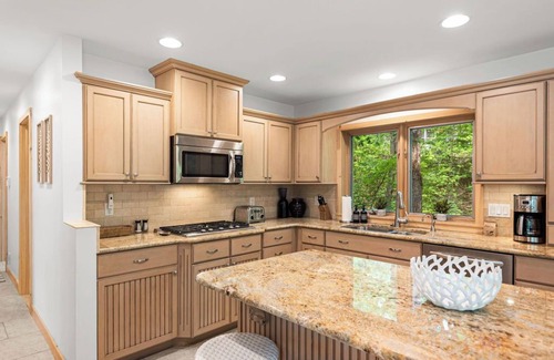 Michiana House | Juniper Presents: Treehouse Oasis w/Pool, Hot Tub, Fire Pit + Walk to Beach