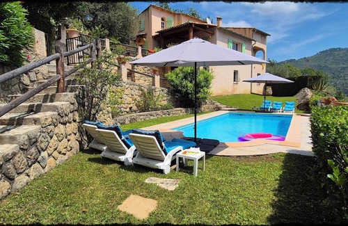 Coaraze Villa | Just 25 minutes from Nice - peaceful and secluded luxury private villa with pool