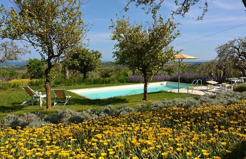 Noto Villa | Just five minutes from the center of Noto Sea View Private Pool Garden