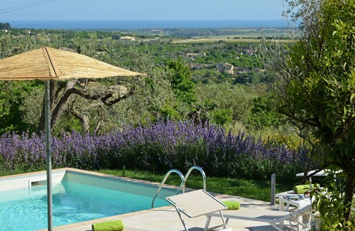 Noto Villa | Just five minutes from the center of Noto Sea View Private Pool Garden