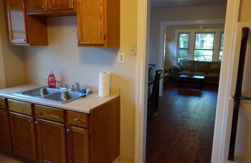 Niagara Falls Apartment | Just walk to the Upper Niagara River and follow it right to Niagara Falls!