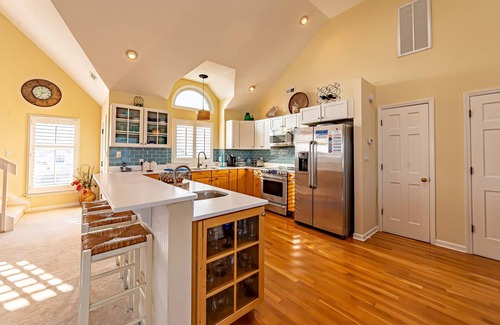 Nags Head House | K0112 Point of View. OCEANFRONT, Pool, Hot Tub, OF Gazebo, Elevator!