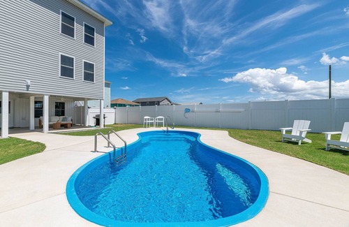 Kitty Hawk House | K1716 The Sandbar. New Construction Paradise; Semi Oceanfront; Private Pool