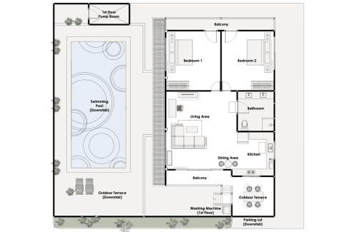 Kamala Apartment | Kamala - Chonlada Holiday Home 2 BR Residence