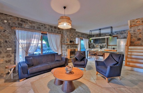 Fethiye Villa | Kayakoy Village 4 Bedroom Villa - 7025