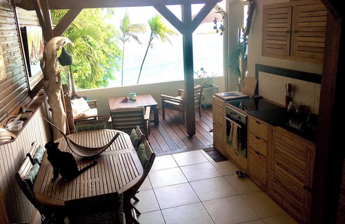 Perinet Apartment | Kazasoley breathtaking view of Gosier islet, 400 m from the beach